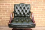 Vintage Tufted Chesterfield Gainsborough Chair - Image 8