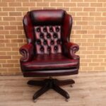 Vintage Executive Ambassador Chesterfield Chair