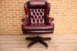 Vintage Executive Ambassador Chesterfield Chair - Image 2