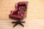 Vintage Executive Ambassador Chesterfield Chair - Image 3
