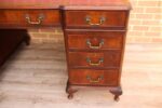 Antique Pedestal Directors Desk - Image 16