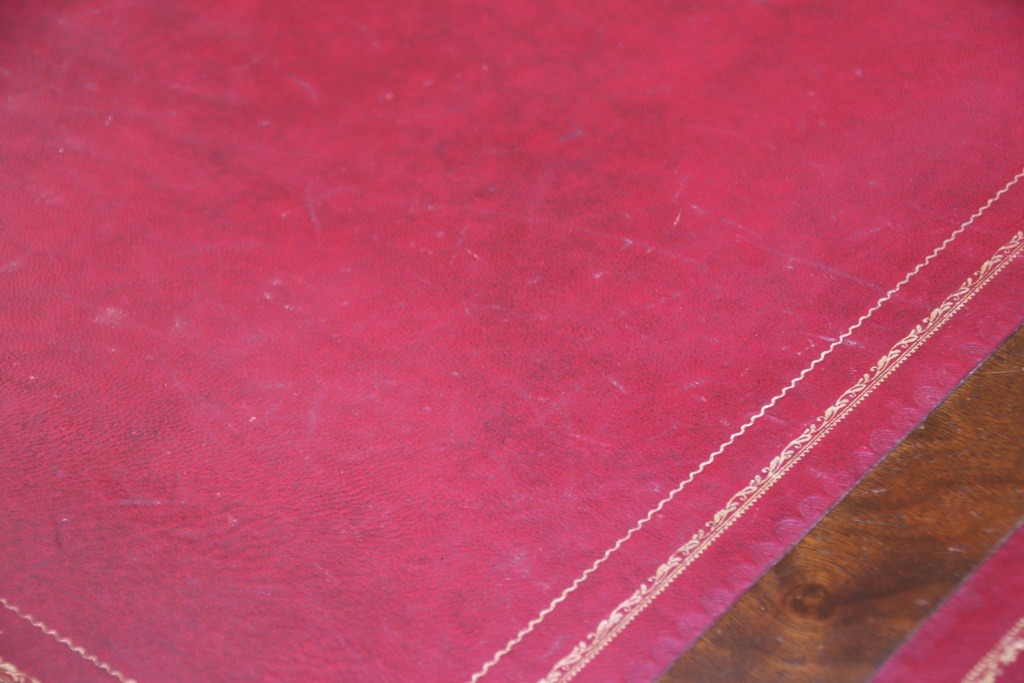 Antique Pedestal Directors Desk - Image 23
