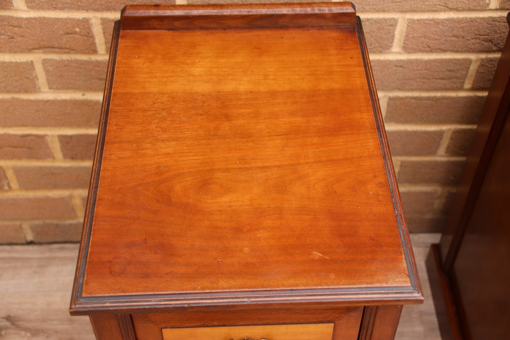 Pair of Vintage Inlaid Bedside Tables - Image 19