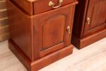 Pair of Mahogany Crafted Bedside Tables - Image 11