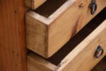 Pair of Rustic Wood Bedside Tables - Image 8