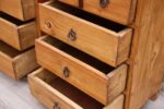 Pair of Rustic Wood Bedside Tables - Image 9