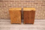 Pair of Rustic Wood Bedside Tables - Image 13