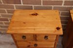 Pair of Rustic Wood Bedside Tables - Image 17