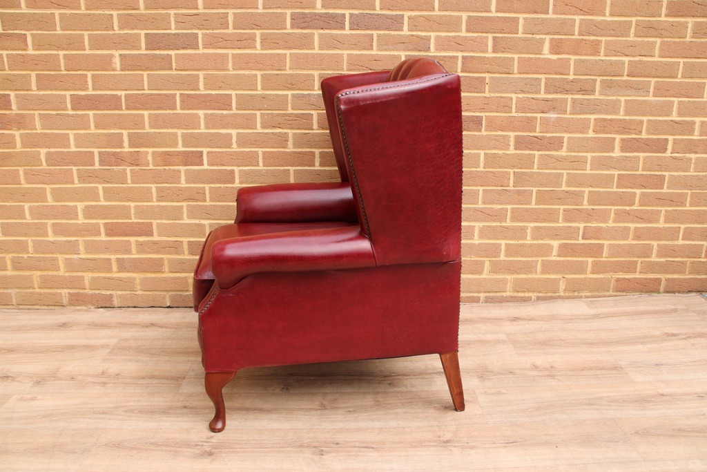 Chesterfield Wingback Armchair - Image 4