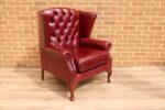 Chesterfield Wingback Armchair - Image 7