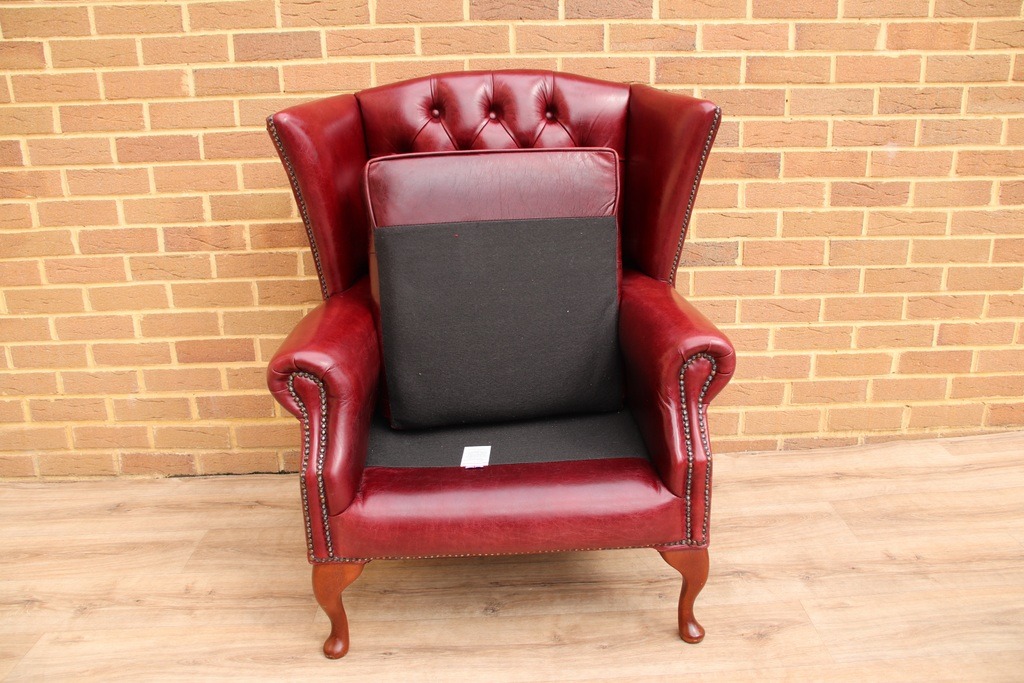 Chesterfield Wingback Armchair - Image 8