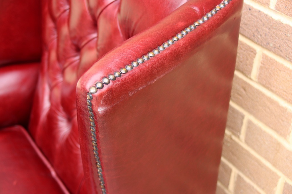 Chesterfield Wingback Armchair - Image 11