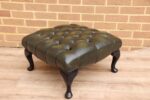 Chesterfield Leather Footstool - Image 2