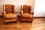 Pair of Tetrad Oskar Armchairs