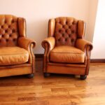 Pair of Tetrad Oskar Armchairs