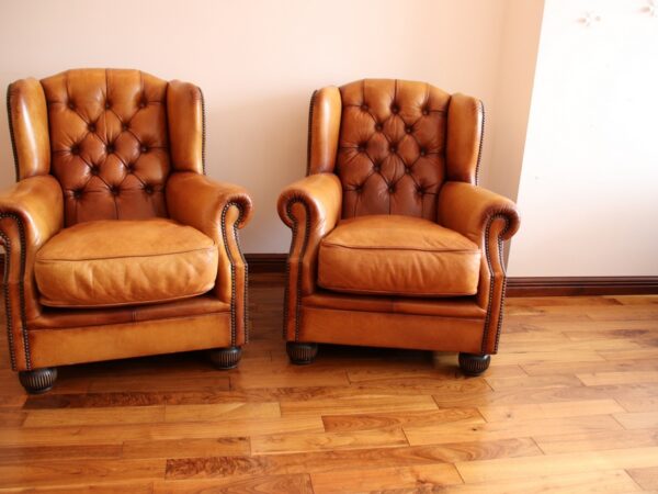 Pair of Tetrad Oskar Armchairs