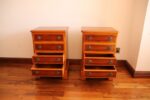 Pair of Burr Bedside Tables - Image 6