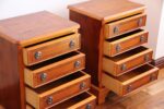 Pair of Burr Bedside Tables - Image 9