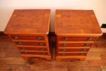 Pair of Burr Bedside Tables - Image 20