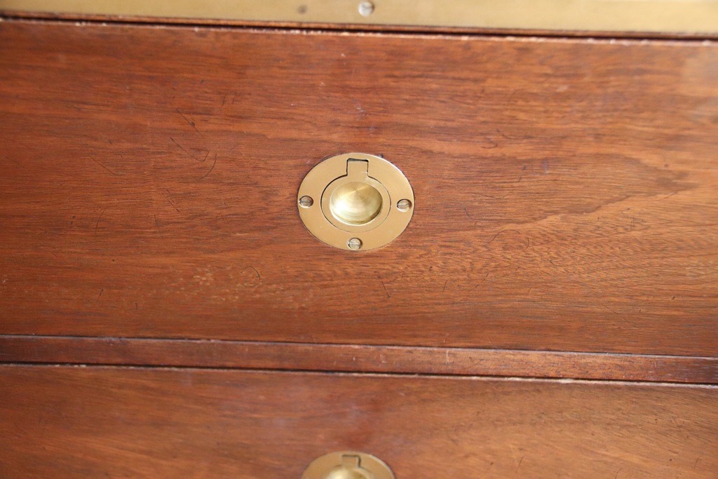Pair of Military Campaign Bedside Tables - Image 4
