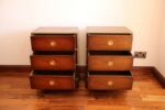 Pair of Military Campaign Bedside Tables - Image 7