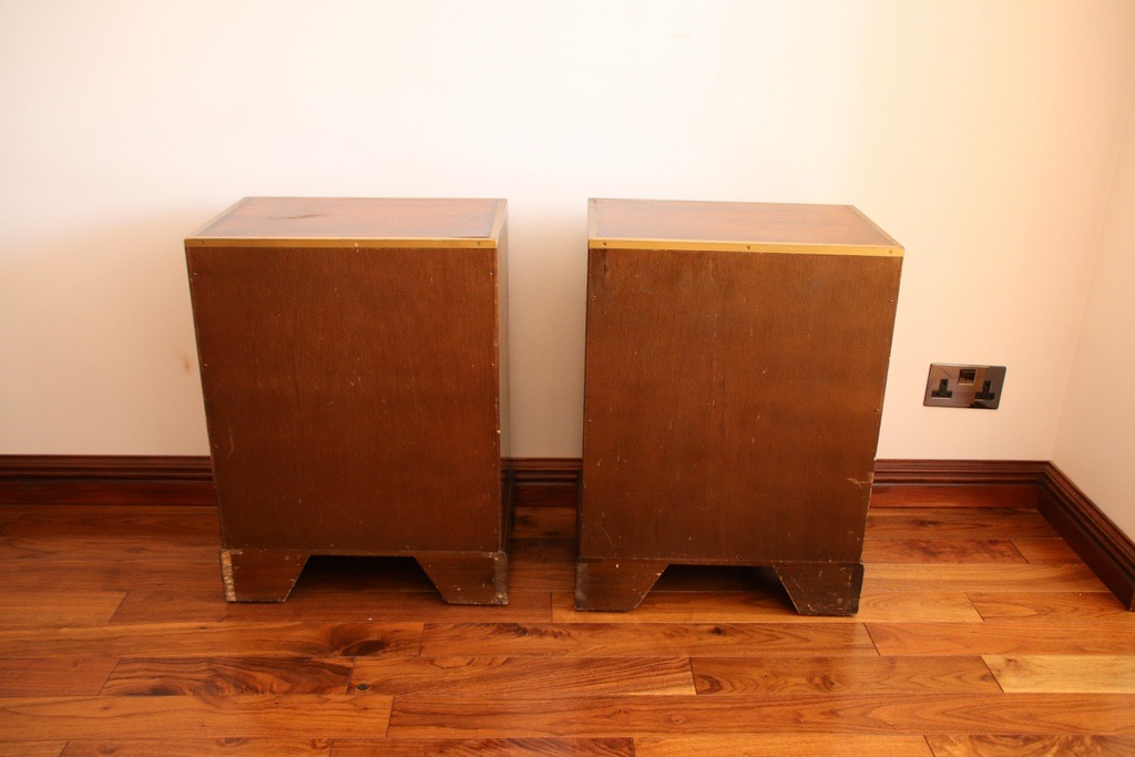 Pair of Military Campaign Bedside Tables - Image 11