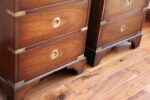 Pair of Military Campaign Bedside Tables - Image 13