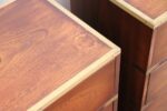 Pair of Military Campaign Bedside Tables - Image 17