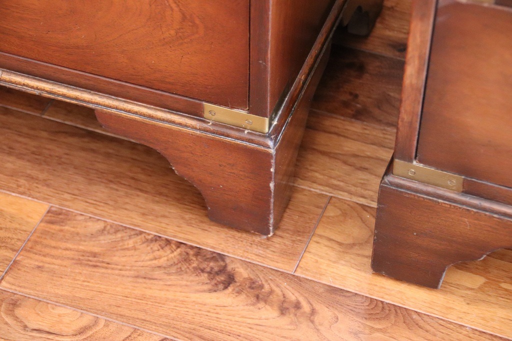 Pair of Military Campaign Bedside Tables - Image 20
