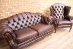 Thomas Lloyd Chesterfield Regent Sofa Suite - Image 2