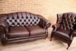 Thomas Lloyd Chesterfield Regent Sofa Suite - Image 3