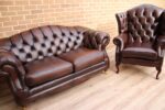 Thomas Lloyd Chesterfield Regent Sofa Suite - Image 4
