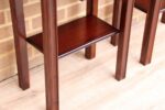 Pair of Mahogany Tall Inlaid Bedside Tables - Image 8