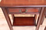 Pair of Mahogany Tall Inlaid Bedside Tables - Image 17