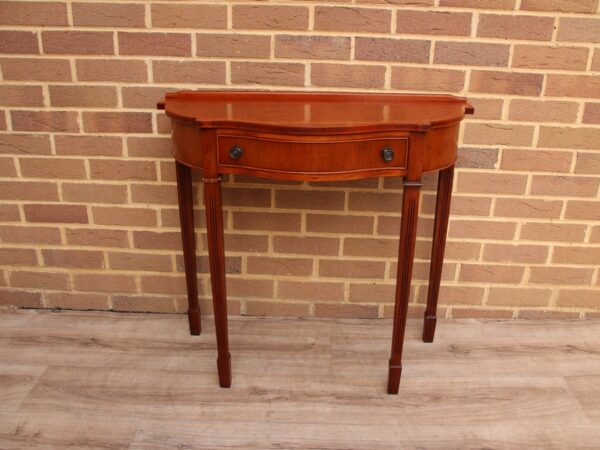 Vintage Georgian Serpentine Console