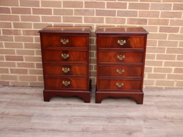 Pair of Vintage Mahogany Bedside Chests