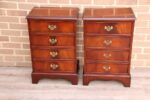 Pair of Vintage Mahogany Bedside Chests - Image 2
