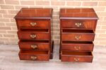 Pair of Vintage Mahogany Bedside Chests - Image 7