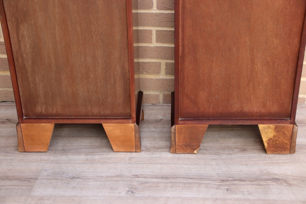 Pair of Vintage Mahogany Bedside Chests - Image 14
